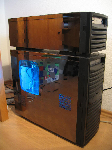 PC-Turm mit Wasserkühlung